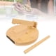 thumbnail image 3 of Prensa De Tortilla De Madera, Prensa Redonda Multiusos Para Tortillas De Maíz Con Bisagra De Acero Inoxidable Que Ahorra Tiempo Con 50 Papeles De Pergamino Para La Cocina Casera, 3 of 7