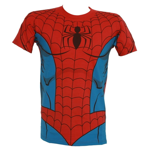 spiderman costume shirt mens