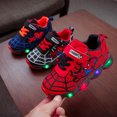 thumbnail image 1 of Venta caliente Diseñadores Casual Running Spiderman Flashing Light Up Led Niños Deporte Niño Niñas Bebé Niños Zapatos Sincero Hogar, 1 of 5