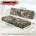 thumbnail image 7 of Jeiento Wolf UTV Seat Cover Full Protection Camouflage Hunting Mule Bench Seat Cover Washable Front UTV Bench Seat Covers for Kawasaki Mule 3020 2001-2003, 7 of 7