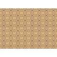 thumbnail image 1 of Ahgly Company Indoor Rectangle Patterned Macaroni and Cheese Yellow Area Rugs, 7' x 9', 1 of 1