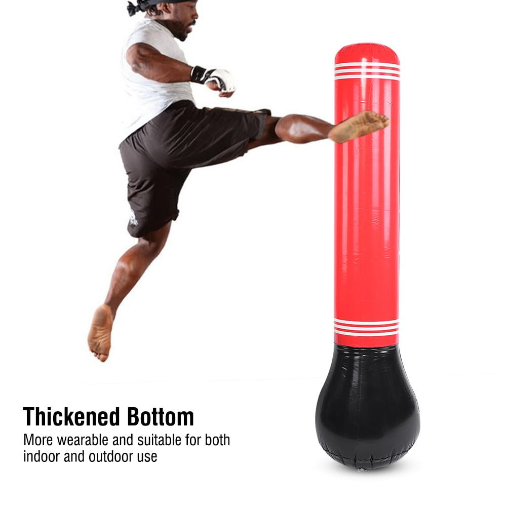 OTVIAP Fitness Punching Bag, Inflatable Punching Tower Bag Freestanding
