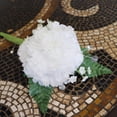 thumbnail image 2 of Silk Carnation Picks - 100-Pack - 3.5" Heads-5" Stems-Floral Supply - White, 2 of 5