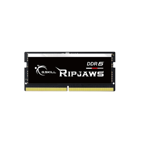 G.Skill Ripjaws Ddr5 So-Dimm Series Ddr5 Ram 16Gb (1X16Gb) 5600Mt/S Cl46-45-45-89 1.10V Memoria Sodimm Para Portátil/Portátil Sin Búfer Sin Ecc (F5-5600S4645A16Gx1-Rs)