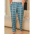 thumbnail image 3 of Moolmeyno 3PCS Mens Pajamas Pants Silky Fabric Long Pants Loungewear Pijamas Para Hombres M-2XL, 3 of 5