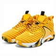 thumbnail image 3 of Men's Mesh Large-Size Basketball Shoes, Wear-Resistant Performance Sneakers, High-Top Battle Boots, 3 of 9