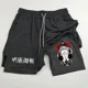 thumbnail image 1 of Jujutsu Kaisen-pantalones cortos de compresión 2 en 1 para hombre, Shorts ligeros de secado rápido para rendimiento en gimnasio, ropa deportiva atlética, 1 of 1