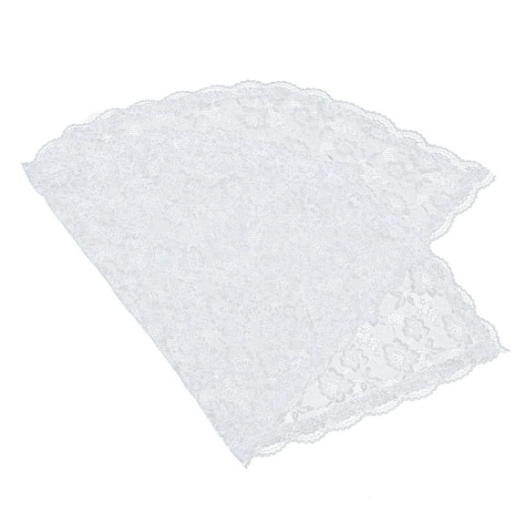 Veil Headdress Tiara Bride Mantilla Child Wedding Bridal Headpiece Floral Lace Church Miss