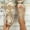 Gold, variant on BYHONG Sandals for Women - Bohemian Elastic Strap Sandals with Floral Crystals, Low Heel Beach Shoes Gold 9.5