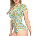 thumbnail image 3 of Shuttle tree Women's Adult Onesie Diaper Lover Button Crotch Romper Cartoon Printed Onesie Pajamas, 3 of 6