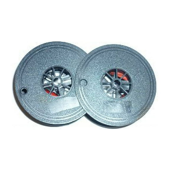 Swartz Ink Products-Remington 333, 600, 611, 612, 666, 700, 711 and 713 Typewriter Ribbon, Compatible, Black and Red, Twin Spool