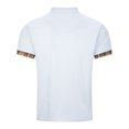 thumbnail image 4 of pstuiky camisetas de hombre, Camiseta de manga corta con cuello alto, botones y bolsillos para hombre camisetas de hombre xxl, 4 of 9