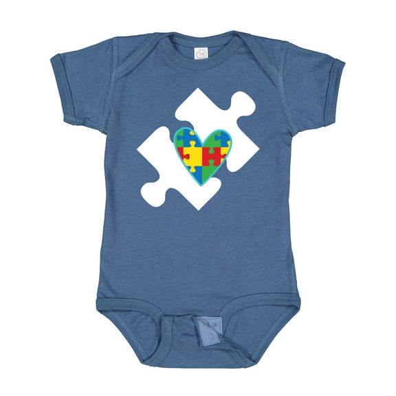 Inktastic Autism Puzzle Piece Autistic Spectrum Awareness Boys or Girls Baby Bodysuit