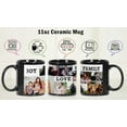thumbnail image 3 of Printtoo PersonalizedPhotoCollage CoffeeMugJoy Love Family Custom Picture Ceramic CupDishwasher & Microwave Safe- 11 Oz -Black, 3 of 6
