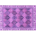 thumbnail image 1 of Ahgly Company Indoor Rectangle Abstract Purple Modern Area Rugs, 2' x 5', 1 of 4