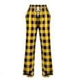 thumbnail image 3 of Yuzhih Pajama Pants Women Summer Baggy Comfy Plaid Sleep Bottom Fashion Lounge Trousers with Pockets, 3 of 6