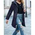 thumbnail image 4 of Rain Jackets for Women Waterproof Lightweight Rain Coats Outdoor Windbreaker Raincoats with A Hood Alsol Lamesa, 4 of 6
