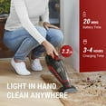 thumbnail image 4 of VacLife Cordless Handheld Vacuum, Car Vacuum Cleaner Rechargeable with Motorized Brush, Powerful Stair Vacuum, 4 of 9