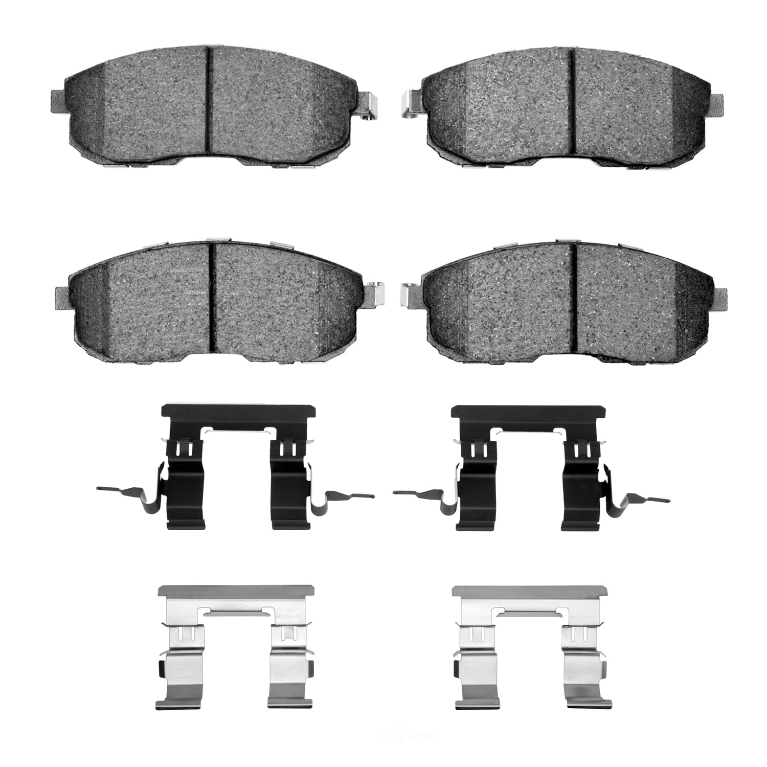 Dynamic Friction Company 1600-0815-01 DFC EURO 5000 Ceramic Brake Pads and Hardware Kit