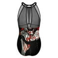 thumbnail image 5 of Terrifier One-Piece Swimwear Sexy Mesh Monokini Swimsuit with Detachable Padding Bathing Suit Swimdress XL, 5 of 7