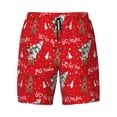thumbnail image 4 of Lsque Mens Swim Trunks Christmas Deer 1 Pattern - Bathing Suit Compression Liner - Beach Swim Shorts Swimwear - (S-3XL) - Stretch Quick Dry -Large, 4 of 9