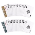 thumbnail image 2 of Juego de cartas, paquete de 2 barajas de cartas, cartas de póquer estándar, juego profesional, divertidos juegos de cartas para adultos, fácil de barajar, tarjetas de diseño único para Pinochle Go Fis, 2 of 5