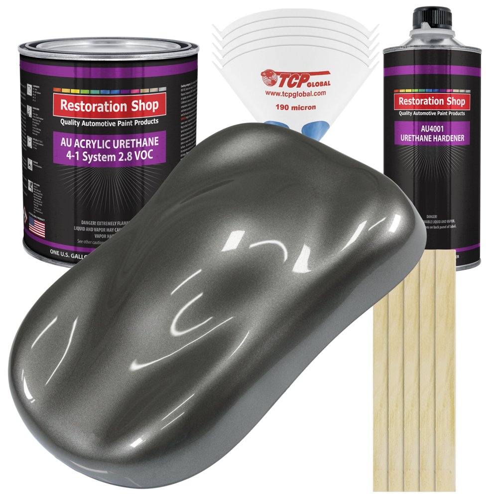 Restoration Shop Dark Charcoal Metallic Acrylic Urethane Auto Paint