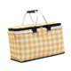 thumbnail image 1 of Cesta organizadora para picnic, bolsa para el almuerzo, plegable, portátil, para entrega de alimentos, bolsa térmica para el hogar, playa, camping, Amarillo, 1 of 9