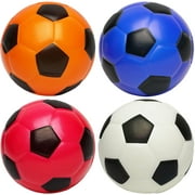 Kiddie Play Set of 4 Soft Balls for Toddlers 4" Soccer Ball for Kids - Soft PU Material Safe for Little Kids