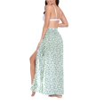 thumbnail image 3 of Women Sarong Wraps Leaf Green Swimsuit Beach Pareo Bikini Coverups Skirt M, 3 of 7