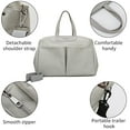 thumbnail image 5 of MOMIGO Diaper Bag Tote Stroller hanging Bag Large Capacity Milk Powder Bag with Adjustable Shoulder Strap(White), 5 of 7