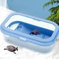 thumbnail image 2 of Habitat pour Reptiles Habitat pour Tortues Lac Terrapin Aquarium pour Reptiles avec Plateforme, 2 of 6