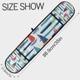 thumbnail image 3 of Yayeee Double Oven Mitt Kitchen Heat Resistant Baking 35" x7" Quilted Glove, Colorful Sailboats, 3 of 6
