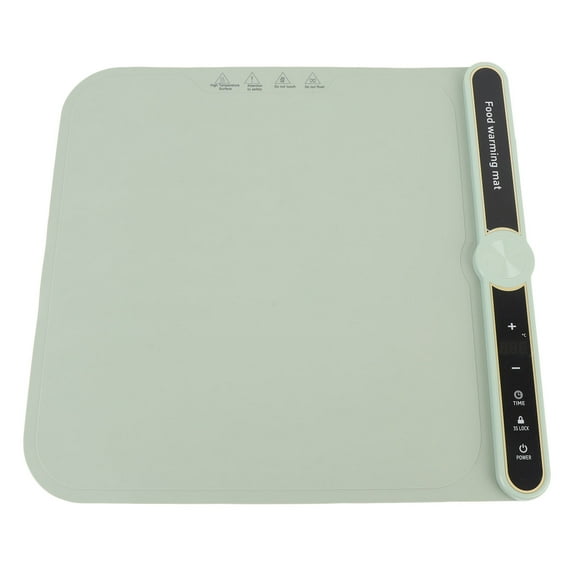 Food Warming Mat, 8S Rapid Heating Warming Mat for Food, Food Warmer Mat with 9 Temperature Settings & 6 Hours Time, Electric Warming Trays for Buffets Parties Family