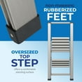 thumbnail image 5 of Sorfey 2-Step Folding Step Ladder Aluminum Foldable Step Stool Step Platform, 5 of 8