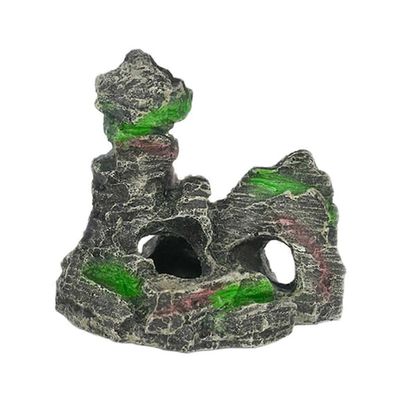 Aquarium Decoration Mini Fake Decorative Rocks Fish Tank Decoration,D