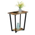 thumbnail image 2 of Convenience Concepts Graystone End Table with Shelf, Barnwood/Black Frame, 2 of 6