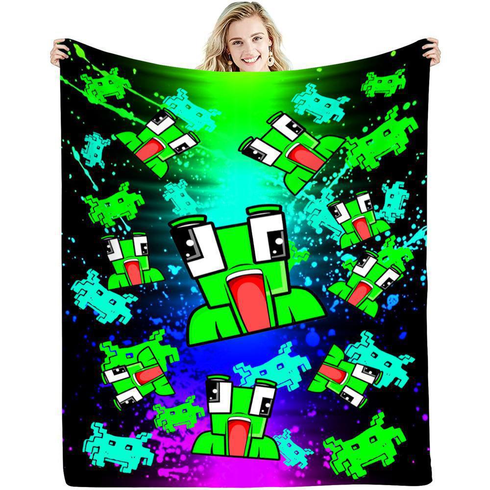 Lightweight Unspeak-able Blankets - 60" x 50" Inches Cute Unspeak-able Throw Blanket - Soft Fuzzy Blankets for Couch, Sofa & Bed