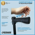 thumbnail image 2 of Dynamo Cyclone Cane (Green)- The Best Cane Ever - Designed for Stability and Balance - Standard and Adjustable Walking Cane, Heavy Duty, Travel-Friendly and Stylish - for Seniors, Men, and Women, 2 of 6