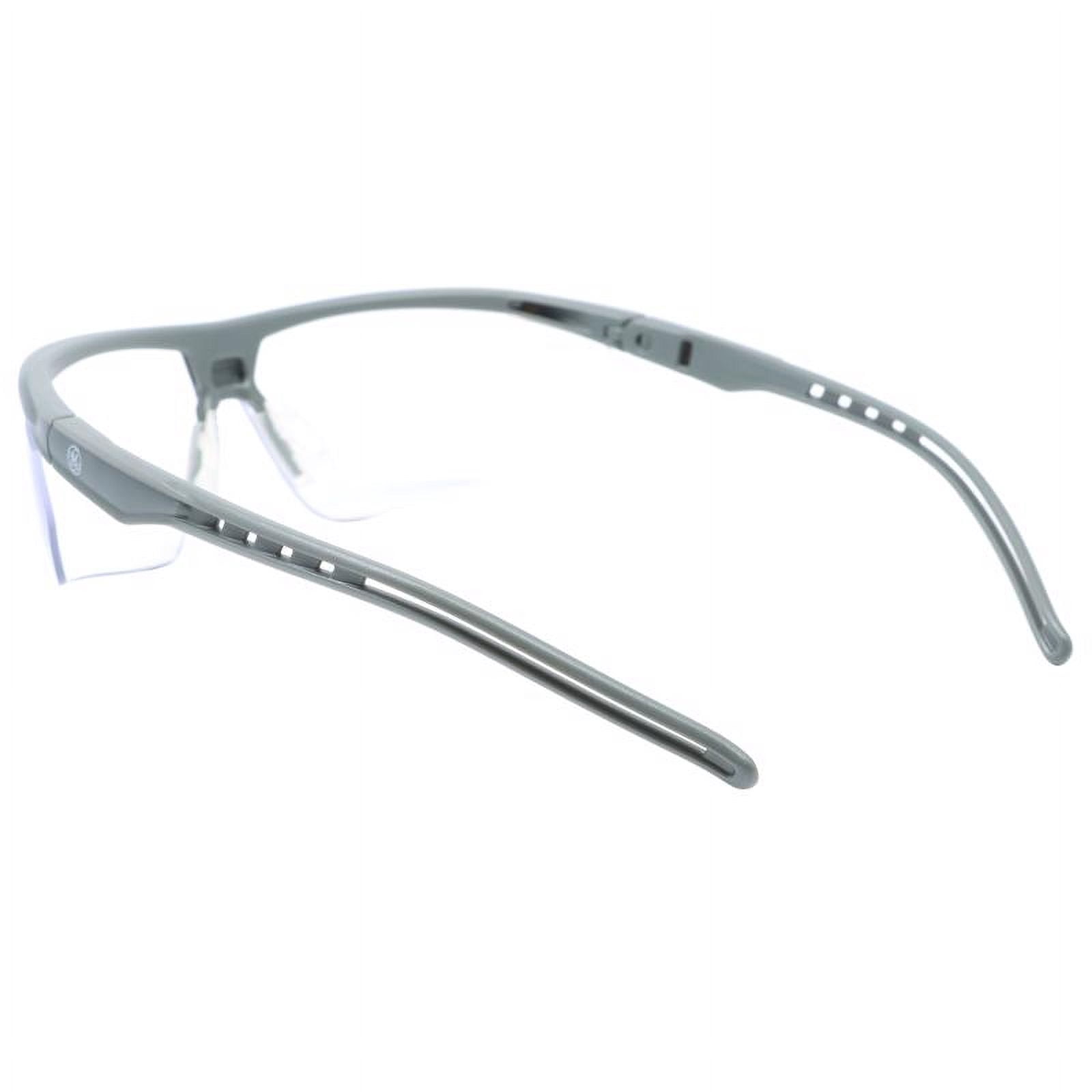 General Electric 2022466 Impact-Resistant Clear Lens Frame Safety Glass, Black
