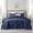 Blue, variant on IR Imperial Rooms 2 Piece Quilt Set Microfiber Embossed Leaf Bedspread Soft Lightweight Coverlet Twin Rust