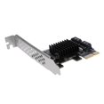 PCIE to SATA Card, PCIE 2.0 X1 to SATA 3.0 Card, 6Gbps Hard Disk