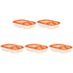 thumbnail image 1 of Contenedor Frutas 3 Compartimentos Caja Bento PP Reutilizable para Estudiantes () Naranja, 1 of 2
