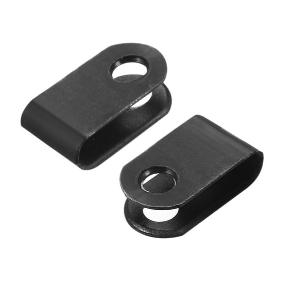 100Pcs Nylon U-type Cable Clamp Organizer Cord Clips for Wire Management 3.3mm