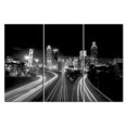 thumbnail image 4 of TISHIRON 3PCS Framed Canvas Wall Art Set,42"x28" Atlanta City Skyline Panorama at Night Canvas Art Decor, 4 of 7