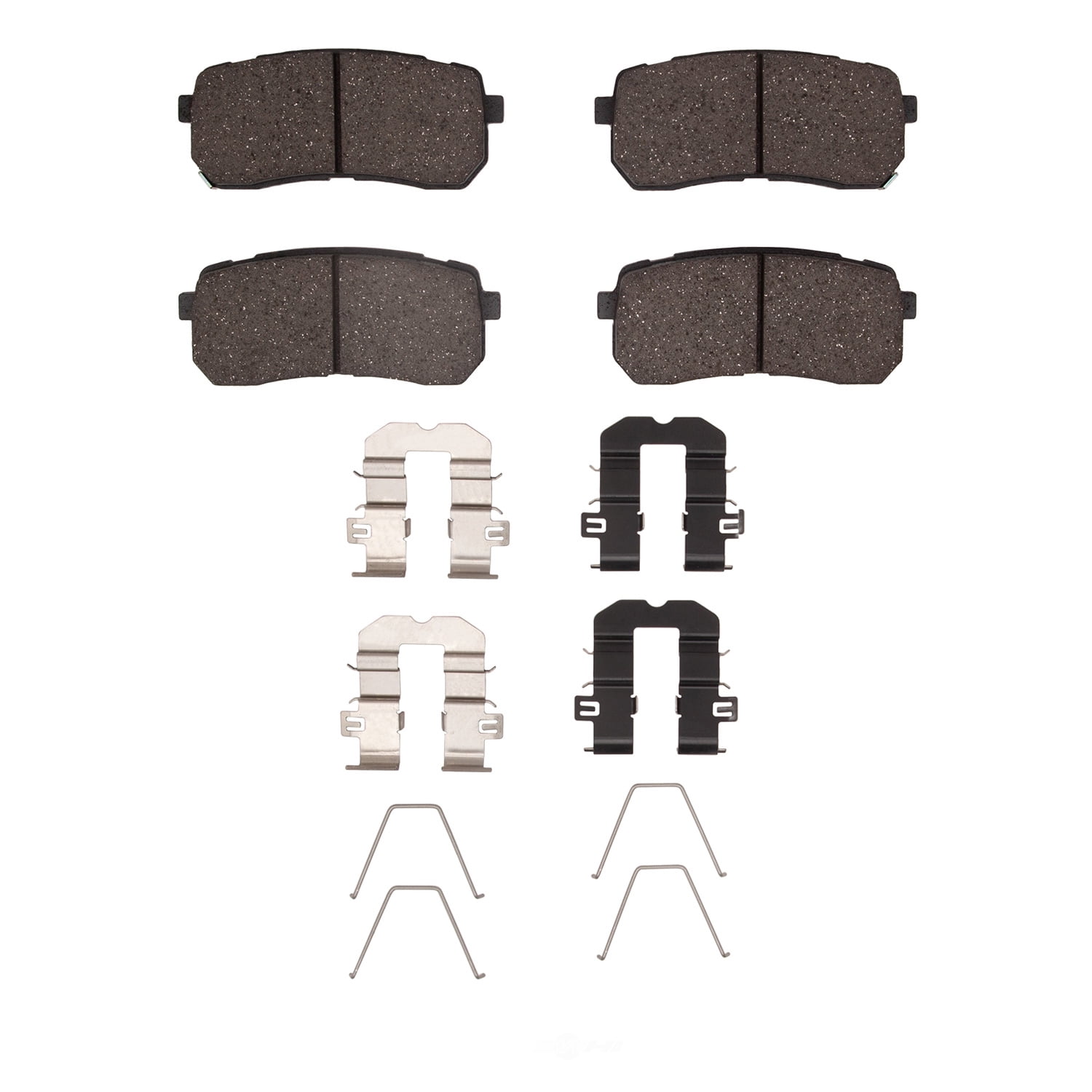Dynamic Friction Company 1551-2309-01 DFC 5000 Advanced Brake Pads - Ceramic and Hardware Kit - OE