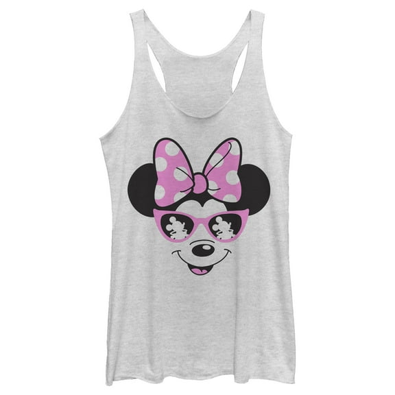 Women's Mickey & Friends Shaded Minnie  Racerback Tank Top