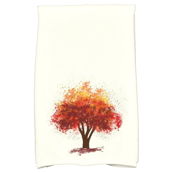 Simply Daisy 18" x 30" Fall Bounty Floral Print Hand Towel