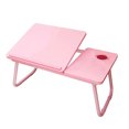 thumbnail image 1 of Offres de Rentrée Fournitures Scolaires pour Adolescentes Support de Bureau Pliable pour les Genoux Réglable Table pour Portable pour Lit Bureau de Cahier, 1 of 2