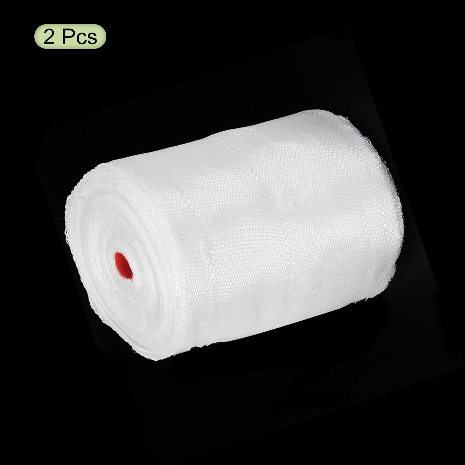 Fiberglass Cloth Tape Fiberglass Mesh Glass Fiber Mesh Fabrics Insulation Tape 25m(27.3 Yard)x100mmx0.17mm 2pcs